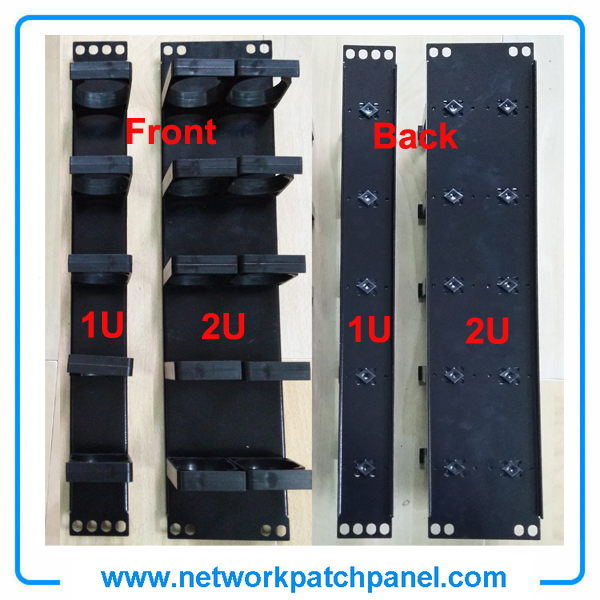 China 19 Inches 1U 2U Plastic Cable Management Panel Bar With 5 Rings China 19 Inches 1U 2U Plastic Cable Management Panel Bar With 5 Rings