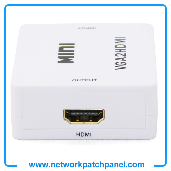 Mini HD 720P1080P 60H Video Audio White Box AV to HDMI Converter Adaptor Mini HD 720P1080P 60H Video Audio White Box AV to HDMI Converter Adaptor