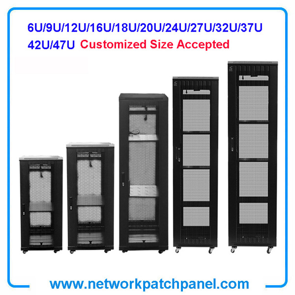 Customized Network Server Cabinet Enclosures 19 Inch 12U 16U 18U 24U 32U 37U 42U 47U Network Cabinet Customized Network Server Cabinet Enclosures 19 Inch 12U 16U 18U 24U 32U 37U 42U 47U Network Cabinet