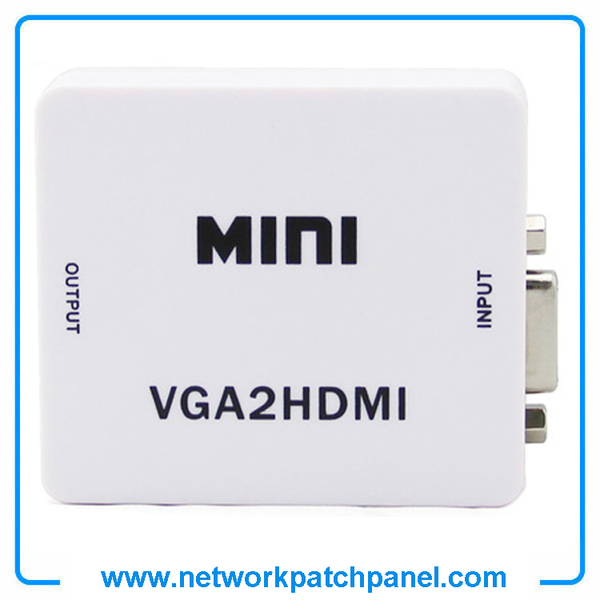 Mini HD 720P1080P 60H Video Audio White Box AV to HDMI Converter Adaptor Mini HD 720P1080P 60H Video Audio White Box AV to HDMI Converter Adaptor