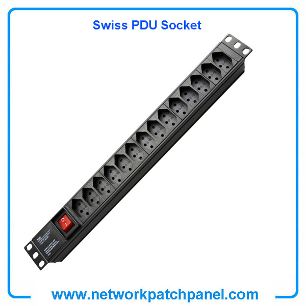 19 Inch 14 Gangs 14 Ways 14 Ports Swiss PDU Socket Power Distribution Unit With Switch 19 Inch 14 Gangs 14 Ways 14 Ports Swiss PDU Socket Power Distribution Unit With Switch