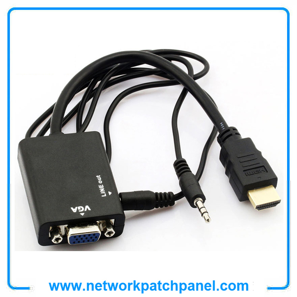 HDMI TO VGA Converter Adapter Cable With Audio HDMI TO VGA Converter Adapter Cable With Audio