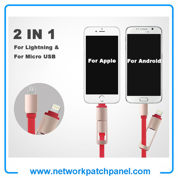 1m 2 In 1 USB Retractable Android Apple Iphone Charger Cable 1m 2 In 1 USB Retractable Android Apple Iphone Charger Cable